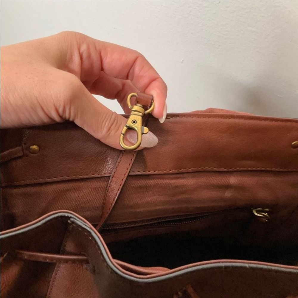 Frye Olivia Leather Backpack - image 2